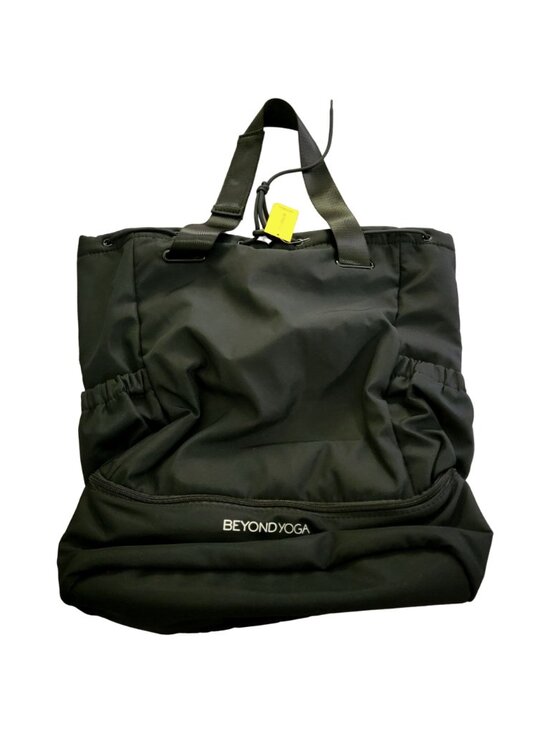 Beyond Yoga Convertible Gym Bag Black Women Backpack Large Size New With Tags